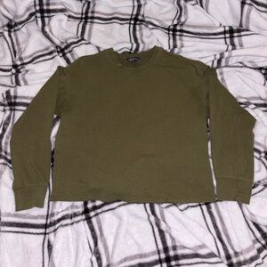 Freshman 1996 Green Crop Top Sweater - Size XL (16)